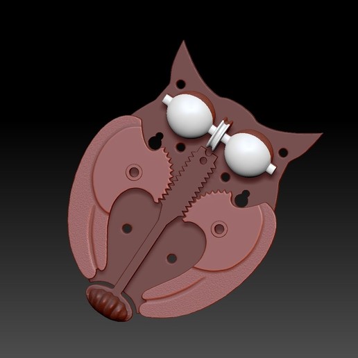 Download free STL file Owl Key Holder Home • 3D printable object ・ Cults