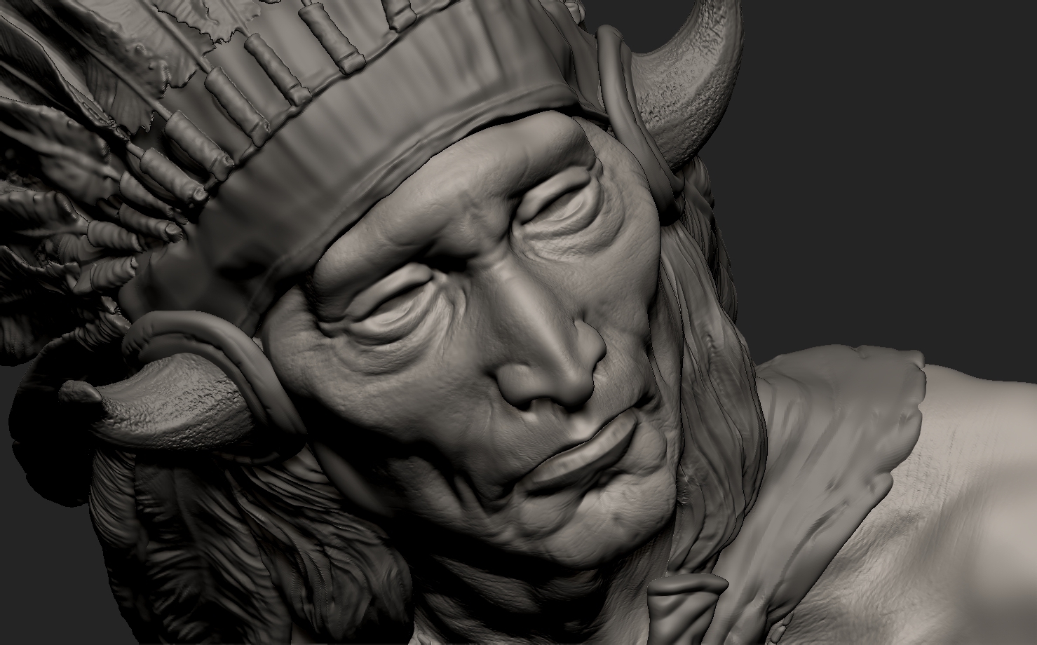 STL file American Native Warrior 3D print model・3D print design to ...