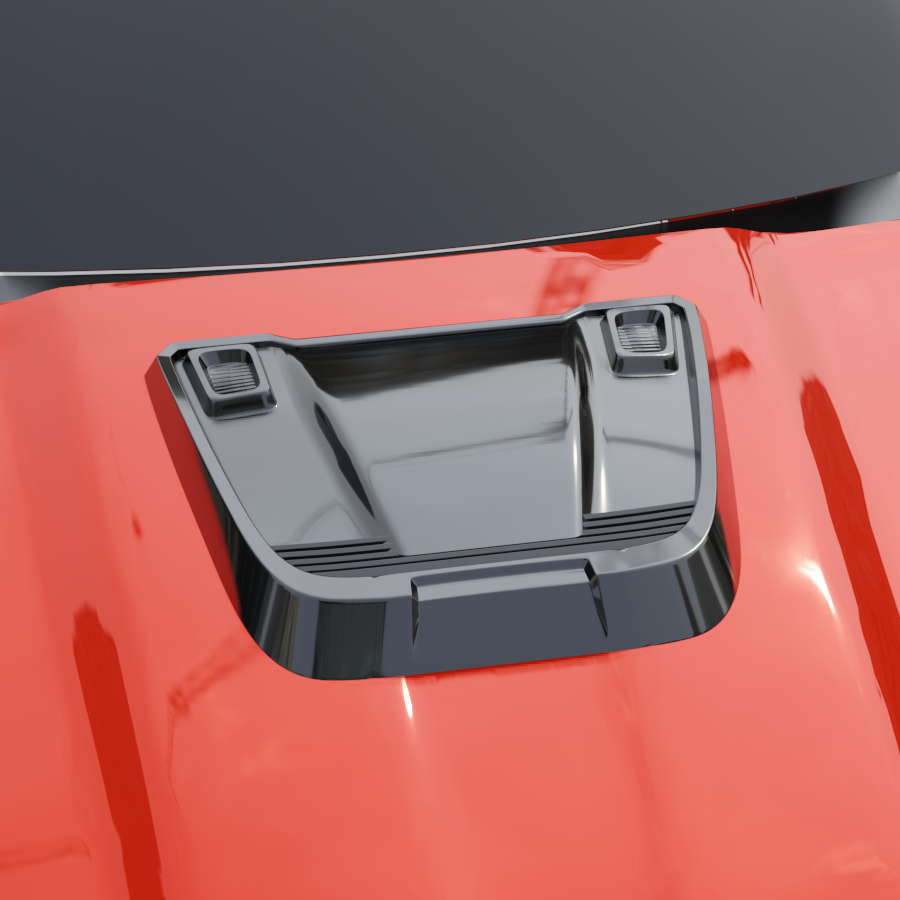 STL file *ON SALE* TRUCK HOOD SCOOP - 02AUG-01・3D printer model to ...