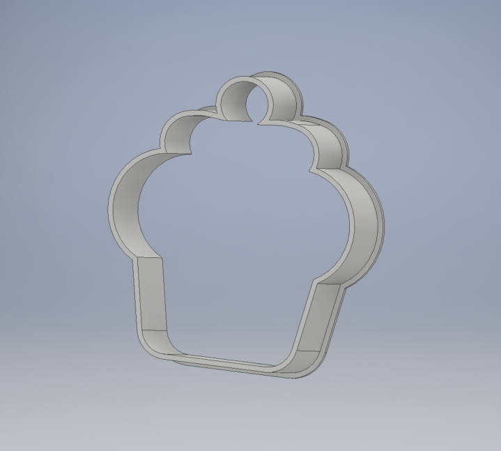 Free STL file Cupcake - Cookie Cutter 🧁・3D printable model to download ...