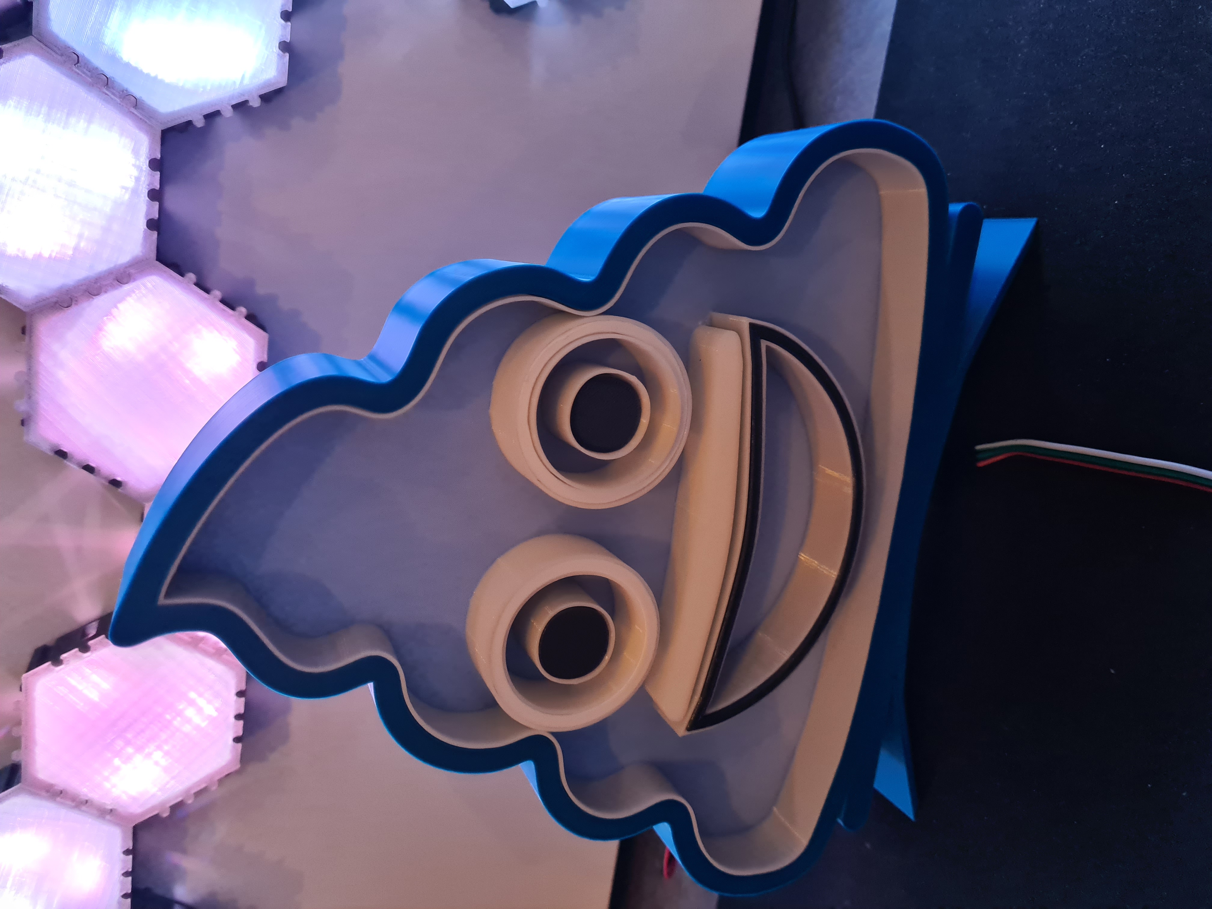 STL file POOP Emoji Led Light Logo 👽・3D printer design to download・Cults