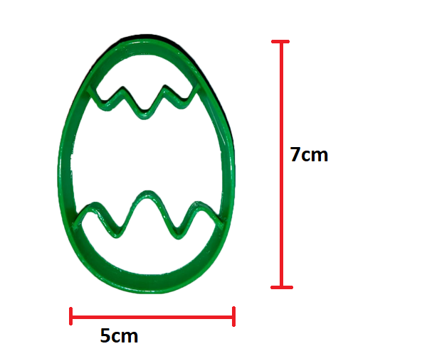 STL file easter egg cookie cutter・3D printing template to download・Cults