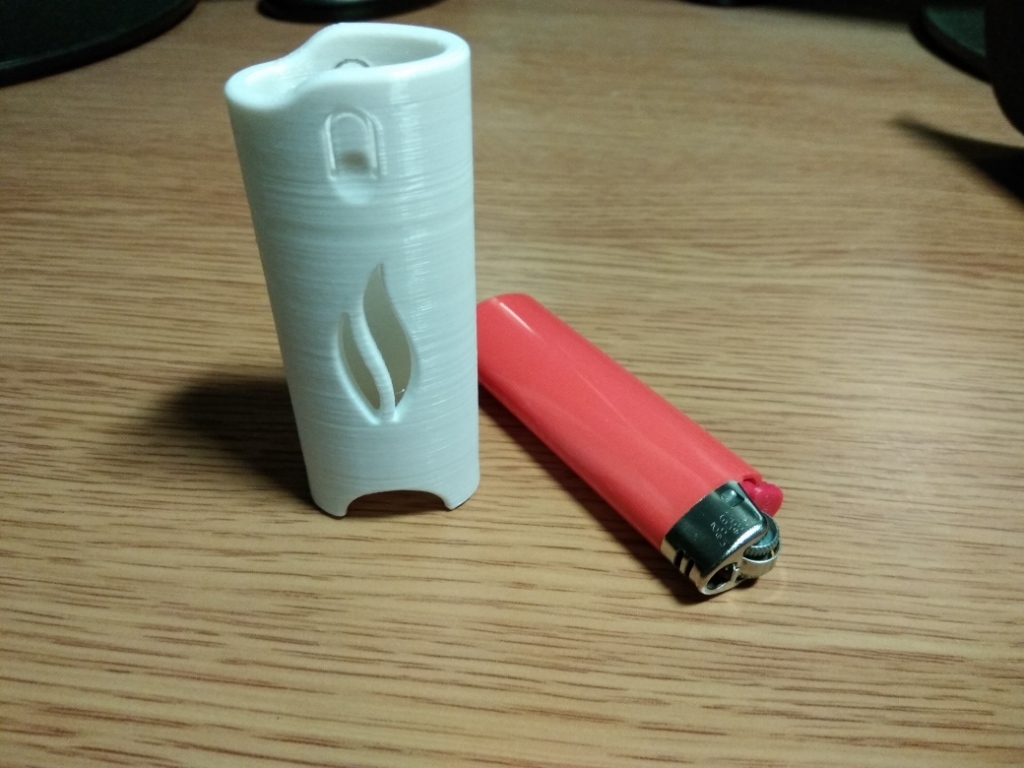 STL file BIC Lighter Maxi Case 👽・3D print model to download・Cults