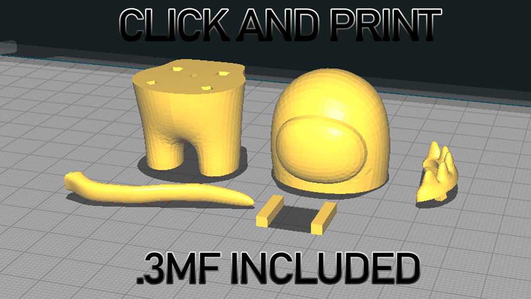 Download OBJ file AMONG US, CREWMATE AND IMPOSTOR INCLUDED • Template ...