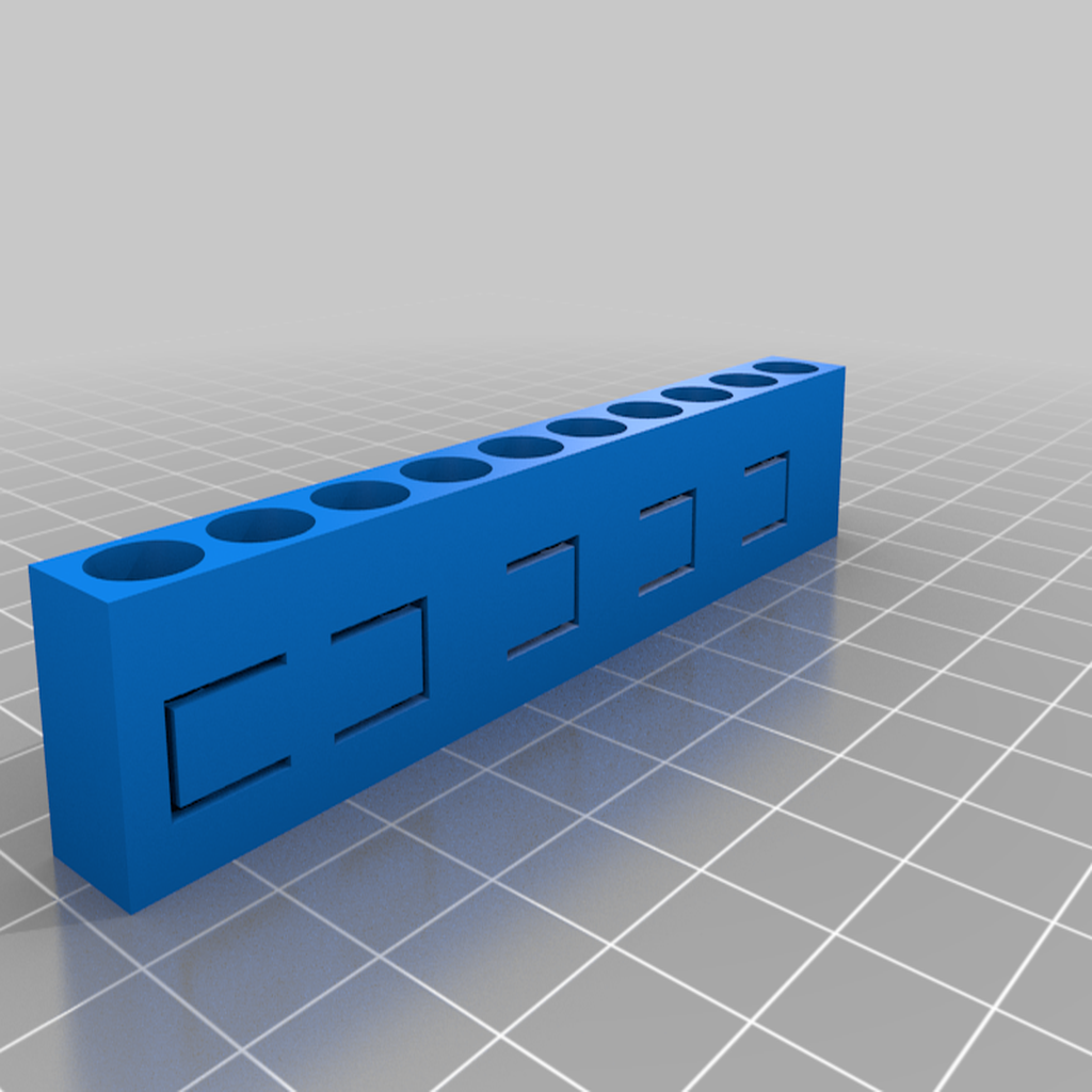 Free STL file hex bit holder・Template to download and 3D print・Cults