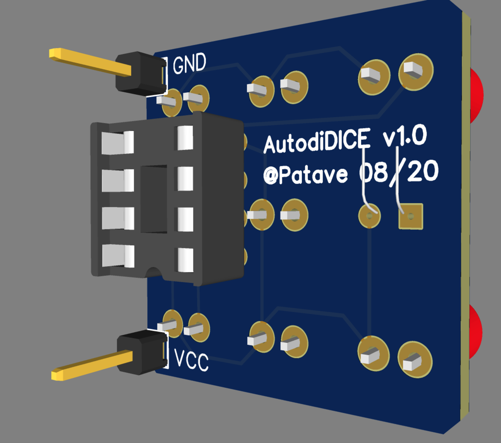 Free STL file Electronic DICE with Attiny・3D print design to download・Cults