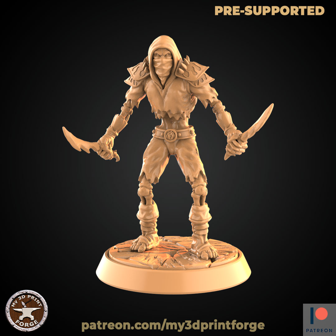 3D file Undead Rogue・3D printable design to download・Cults