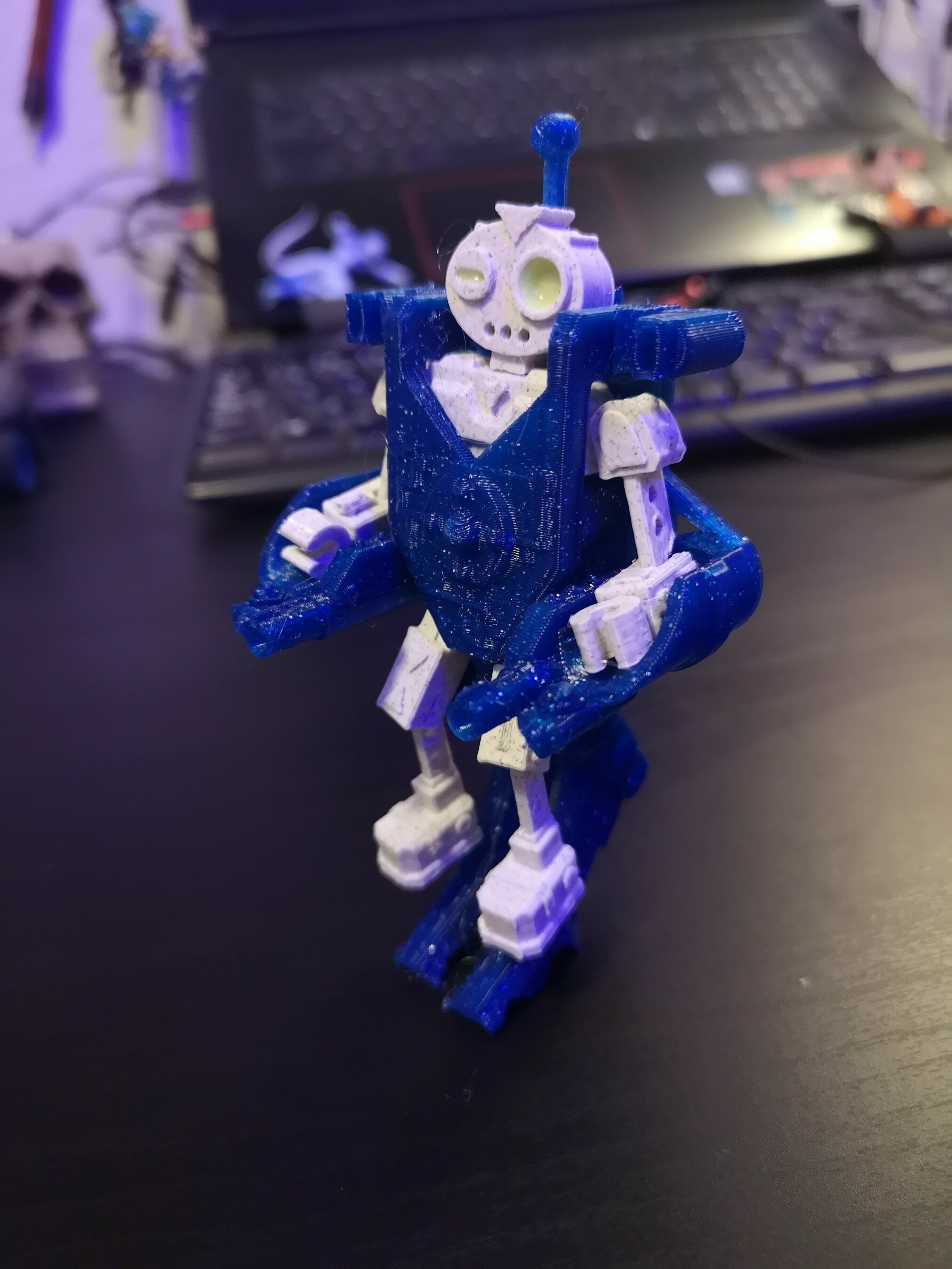 Free STL file COMBAT SUIT for Minibot - Print in Place / No supports・3D ...