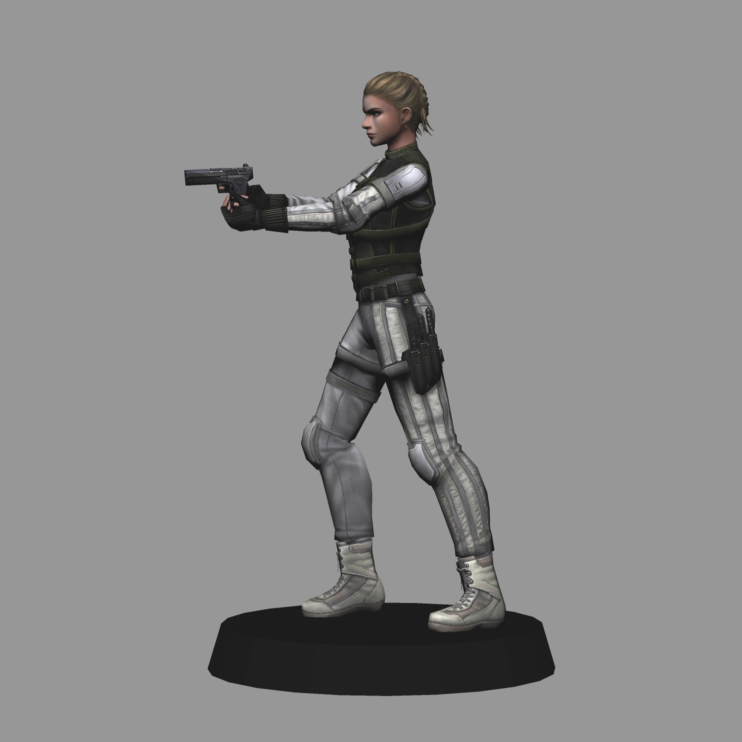 STL file Yelena Belova - Black Widow Movie low poly 3d print・3D ...