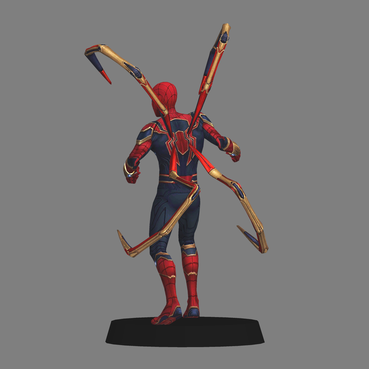 STL file Iron Spider - Spiderman - AVENGERS ENDGAME low poly 3d print 🕷 ...