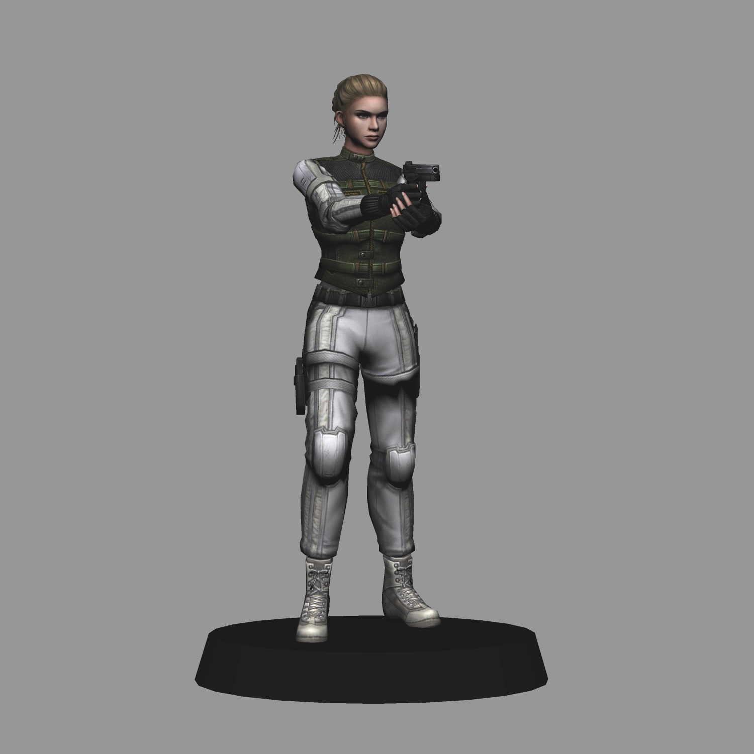 STL file Yelena Belova - Black Widow Movie low poly 3d print・3D ...