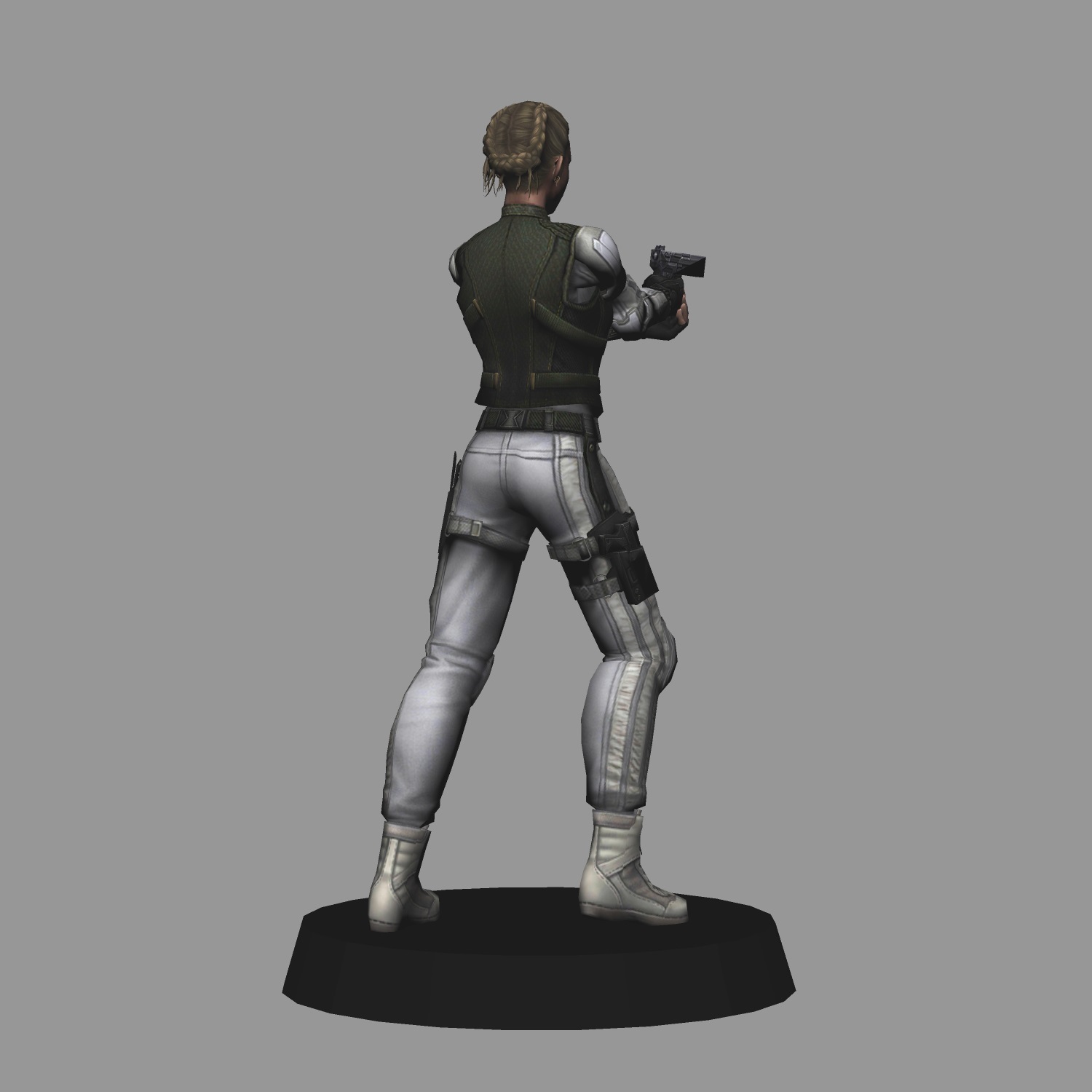 STL file Yelena Belova - Black Widow Movie low poly 3d print・3D ...