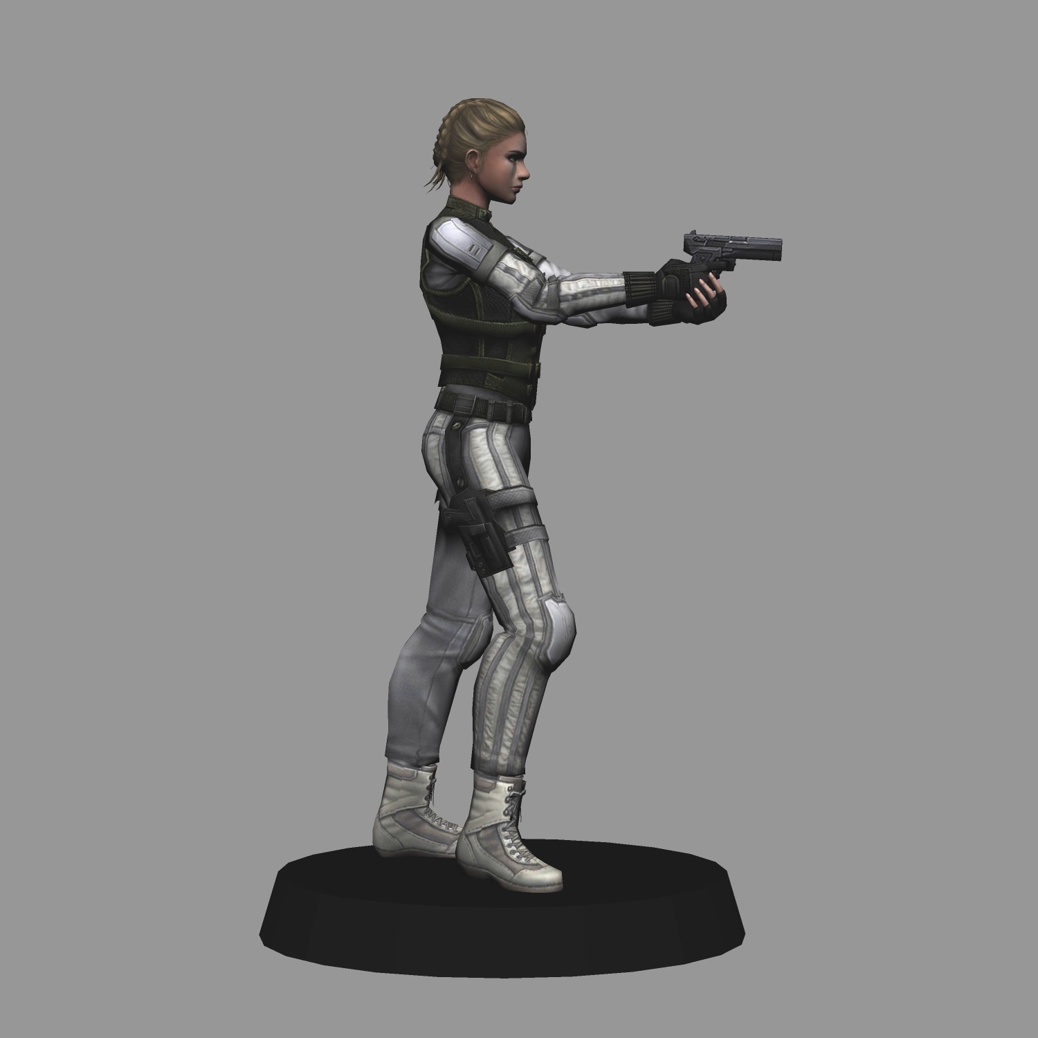 STL file Yelena Belova - Black Widow Movie low poly 3d print・3D ...