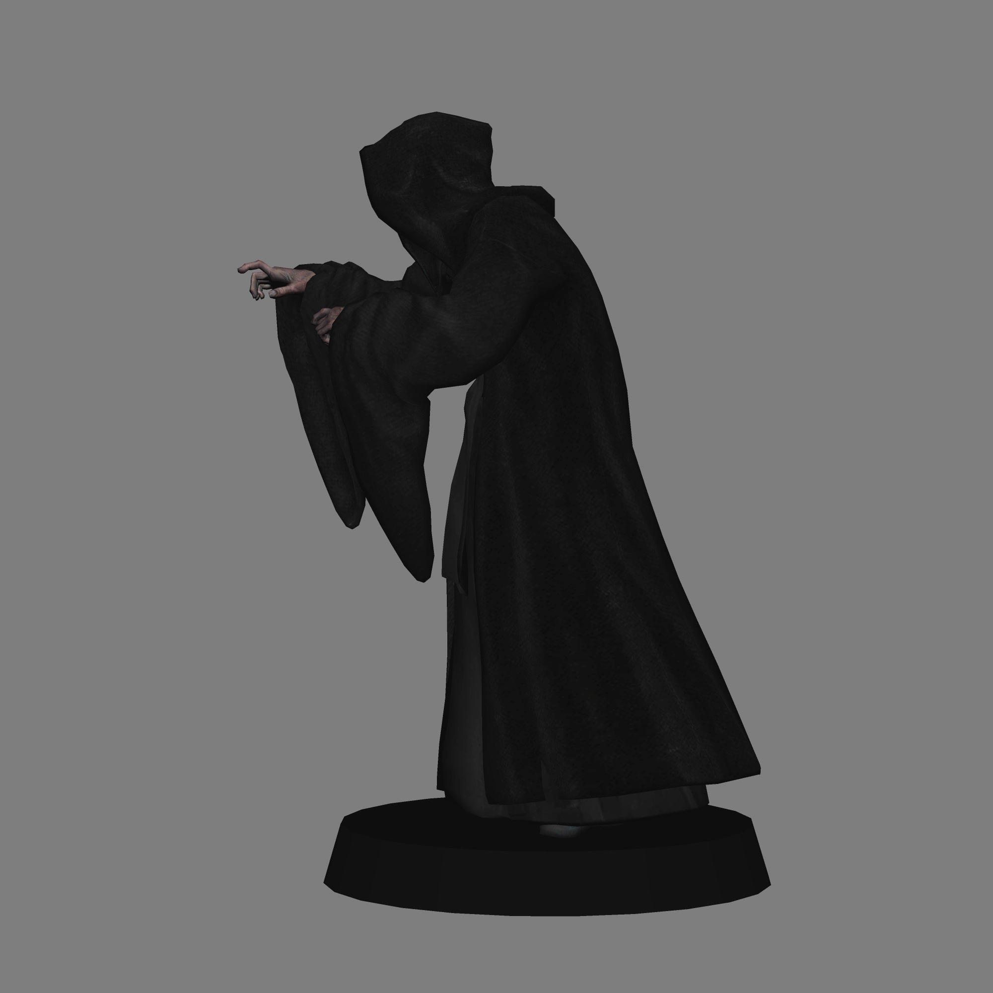 STL file Darth Sidious - Starwars LOW POLY 3D PRINT・Design to download ...