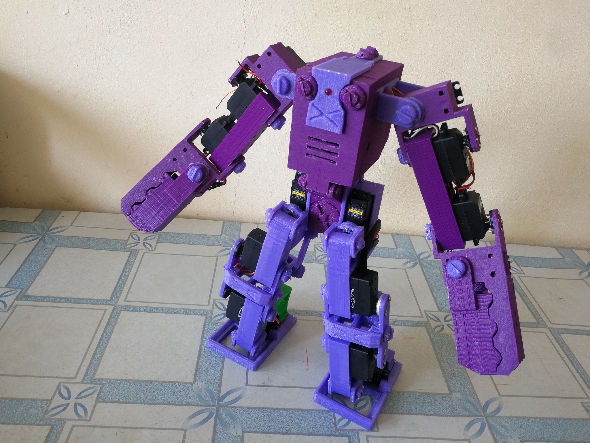 STL file arduino humanoid robot- Karkinos ss・3D printable model to ...
