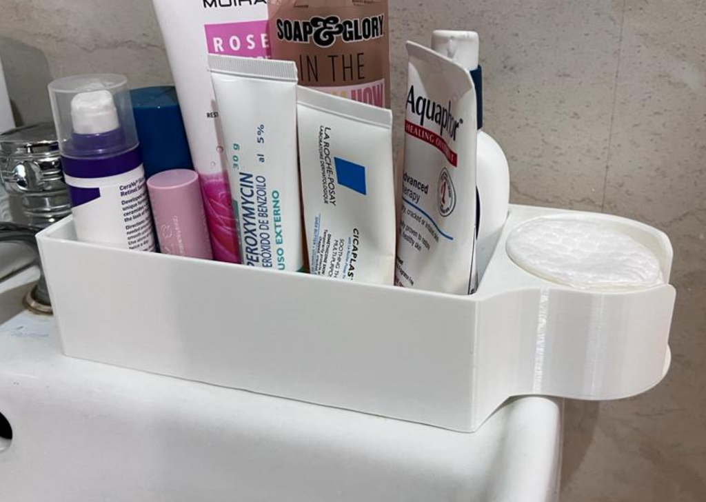 Archivo STL gratis Organizador de baño・Diseño por impresión en 3D para ...
