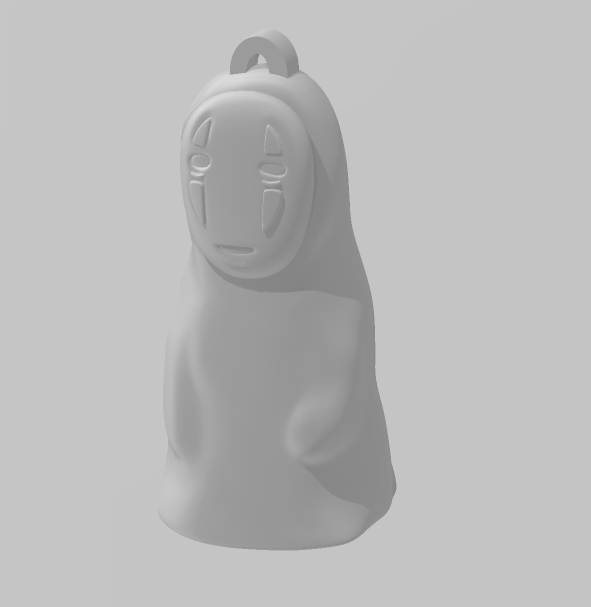 STL file Keychain - No-Face Kaonashi (Chihiro)・3D printer model to ...
