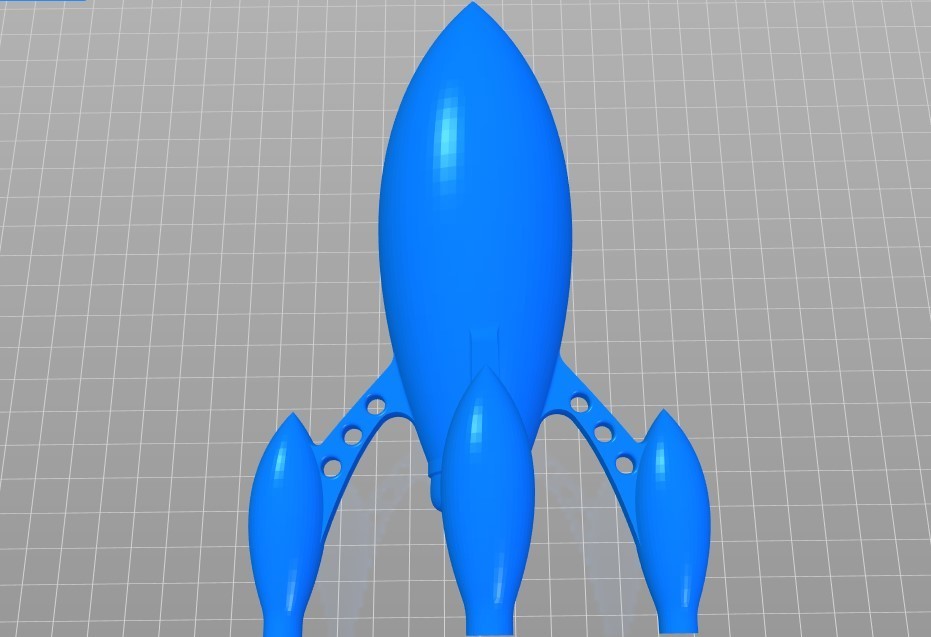 STL file Futuristic Rocket・3D print design to download・Cults