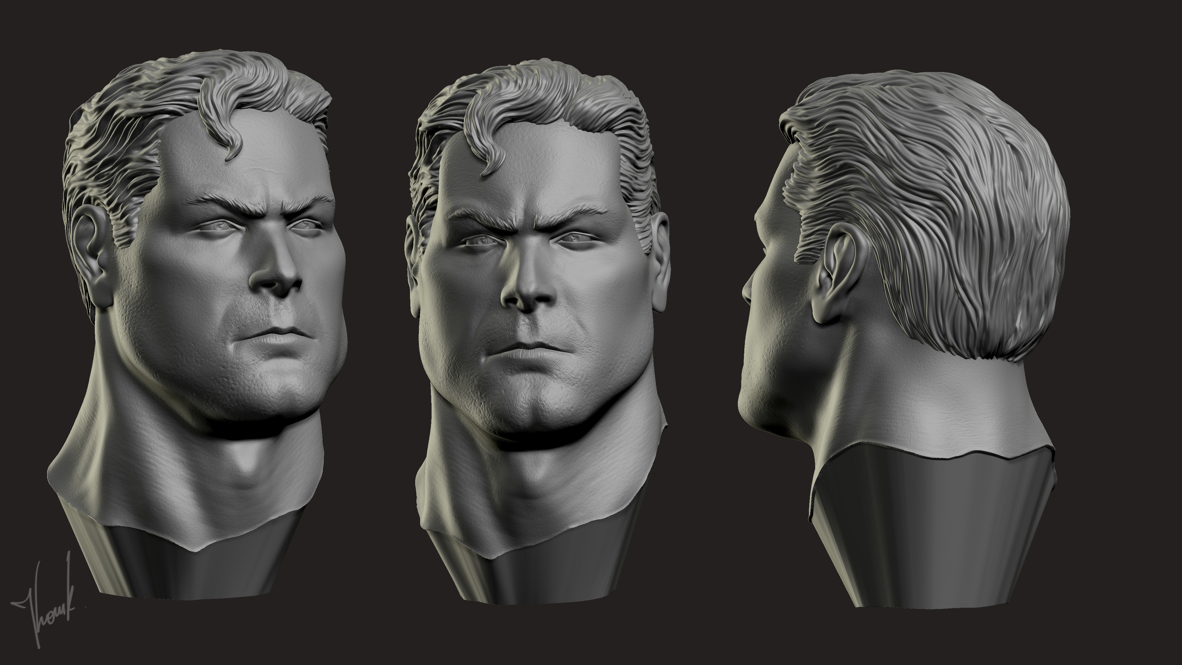 Файл STL SUPERMAN fanart bust alex ross style 3D print model 🦸‍♂️ ...