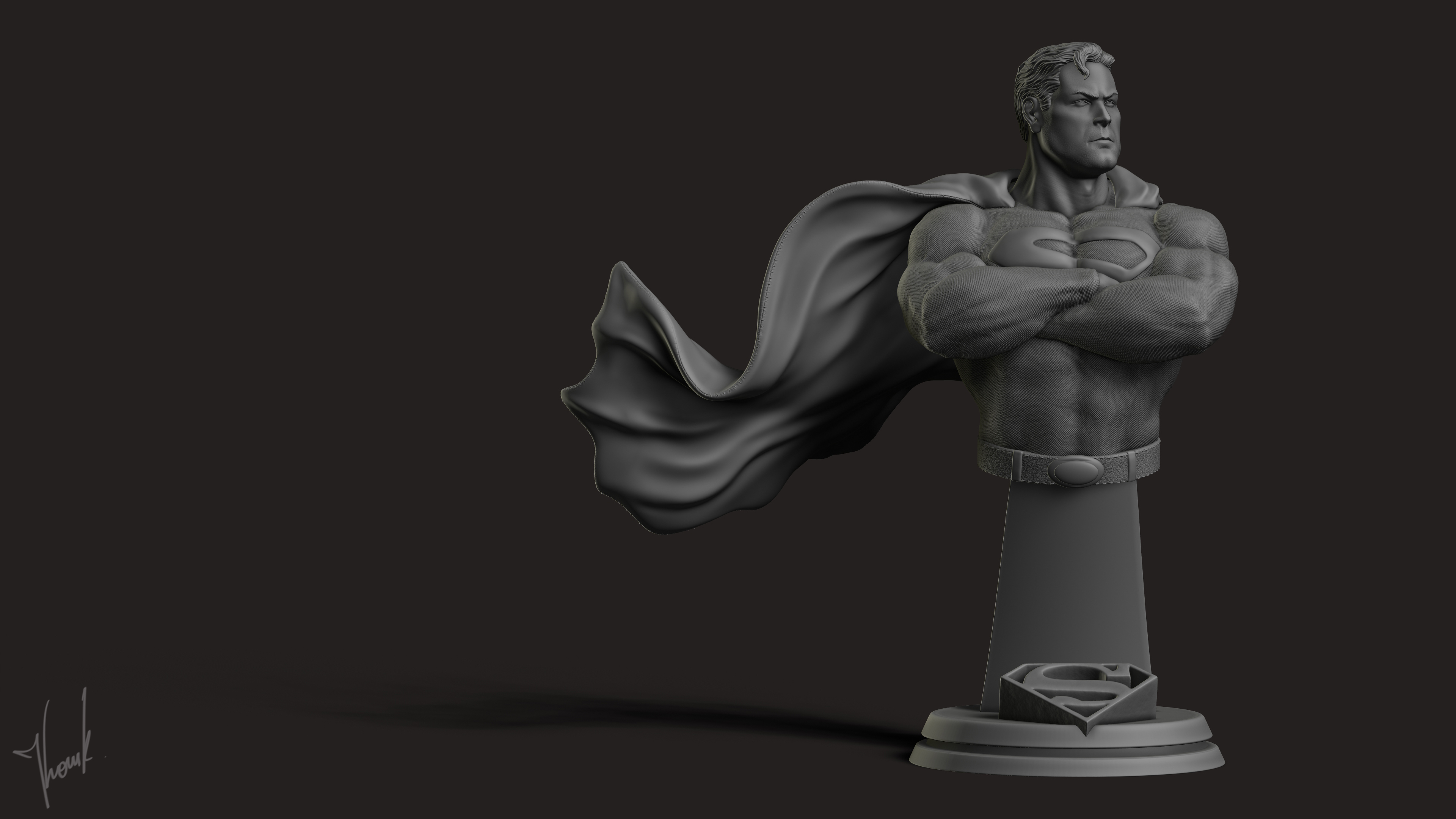 Файл STL SUPERMAN fanart bust alex ross style 3D print model 🦸‍♂️ ...