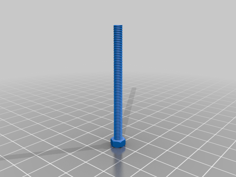 My m4x50mm NUT JOB | Nut, Bolt, Washer and Threaded Rod Factory 3D model