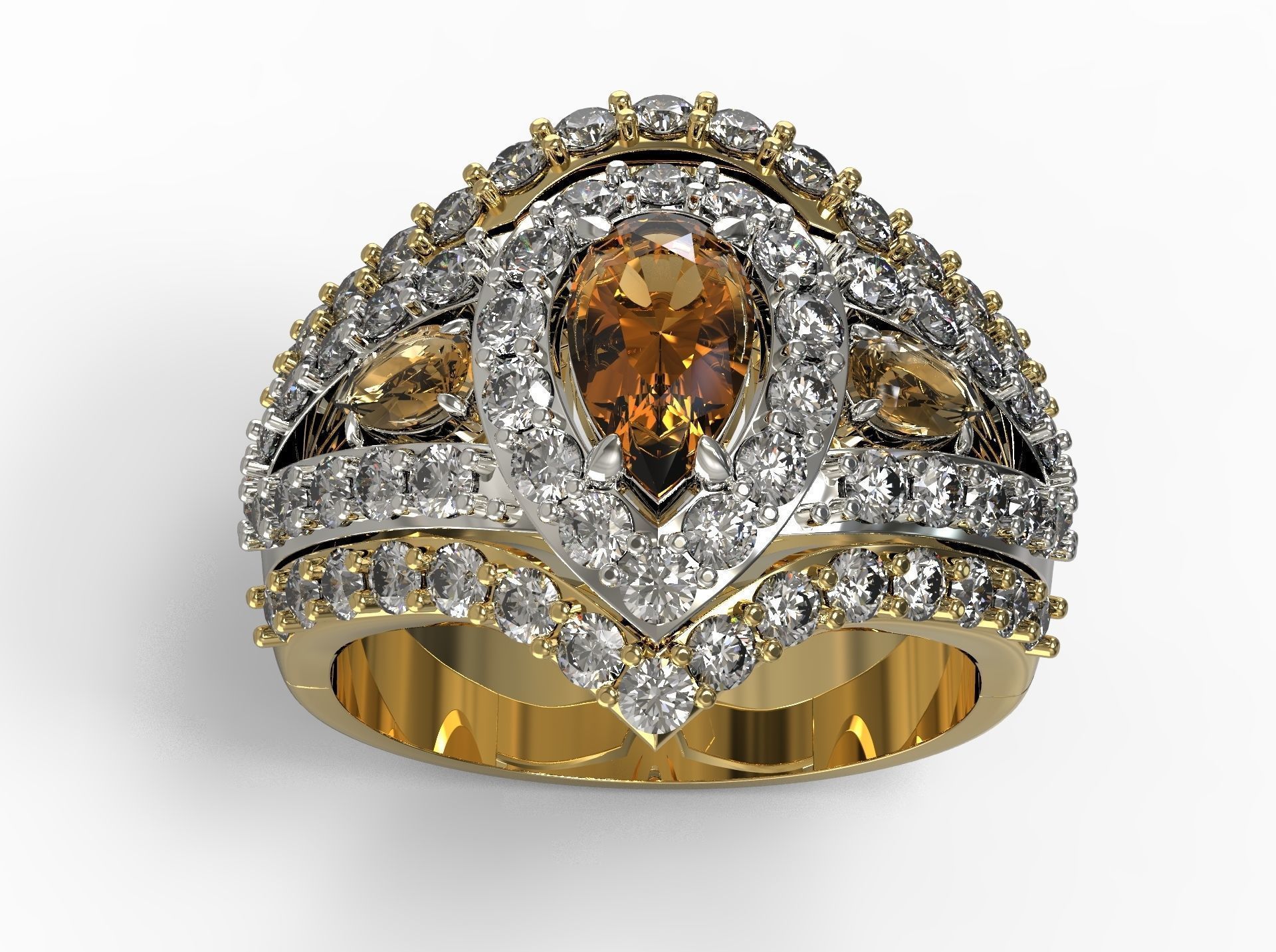 STL file Beautiful Jewelry ring 3D Model・3D printer model to download・Cults