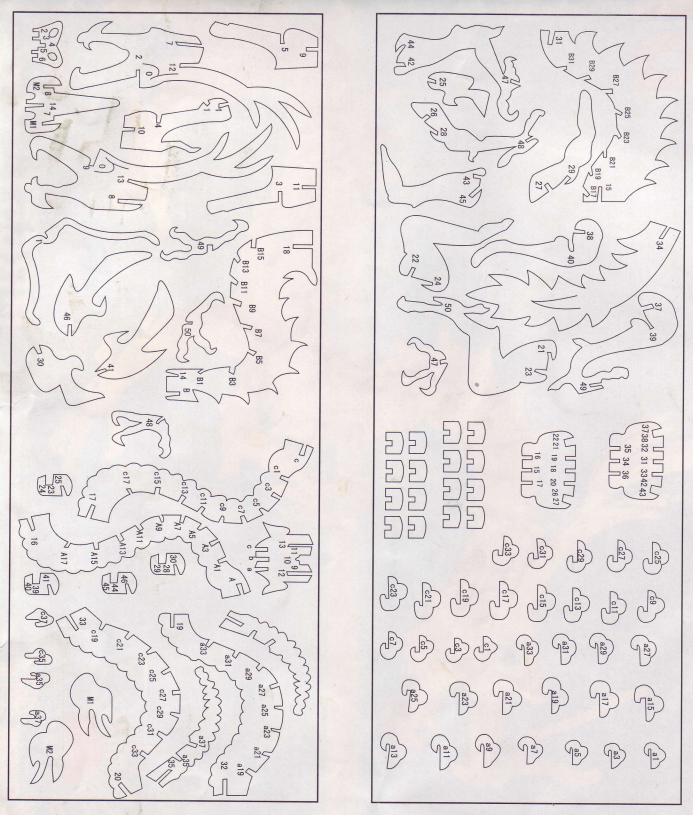 STL file Dragon Puzzle 3D・3D print design to download・Cults