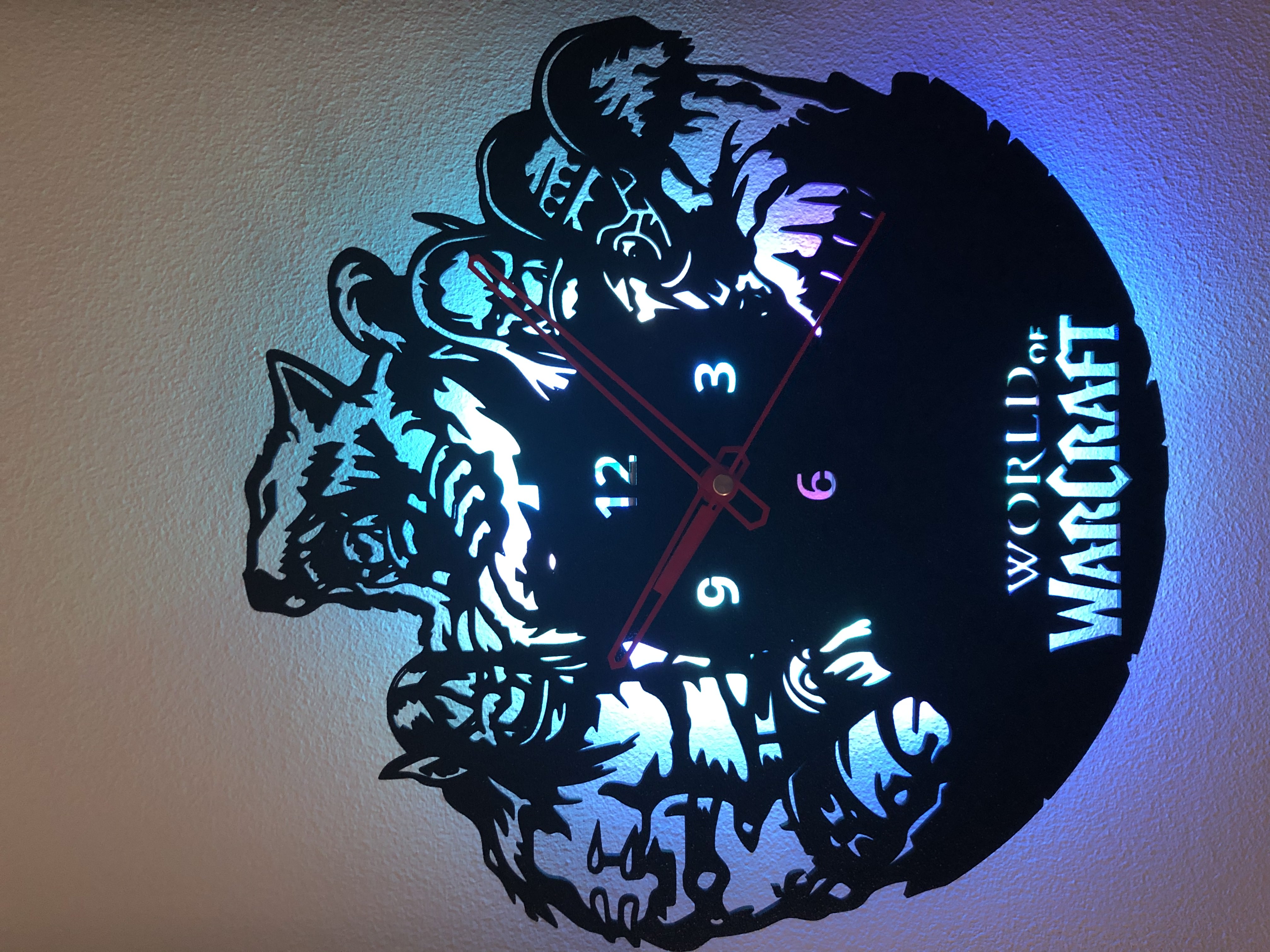 STL file World Of Warcraft Clock 2・3D printer design to download・Cults