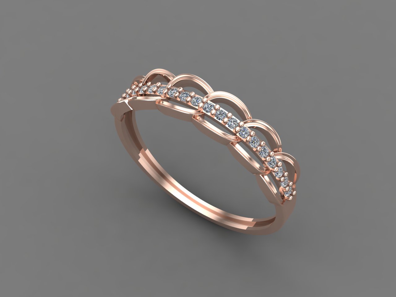 Файл 3D Женское кольцо с бриллиантом Женские кольца 3dmodels 3D ...