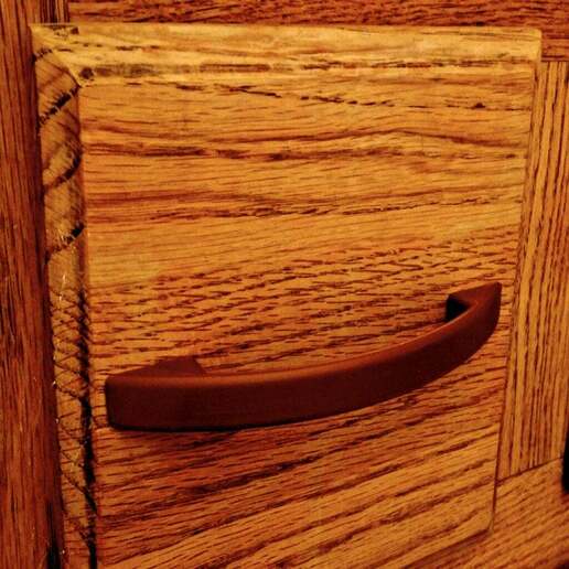 Download free SCAD file Customizable Drawer Handle or Handle
