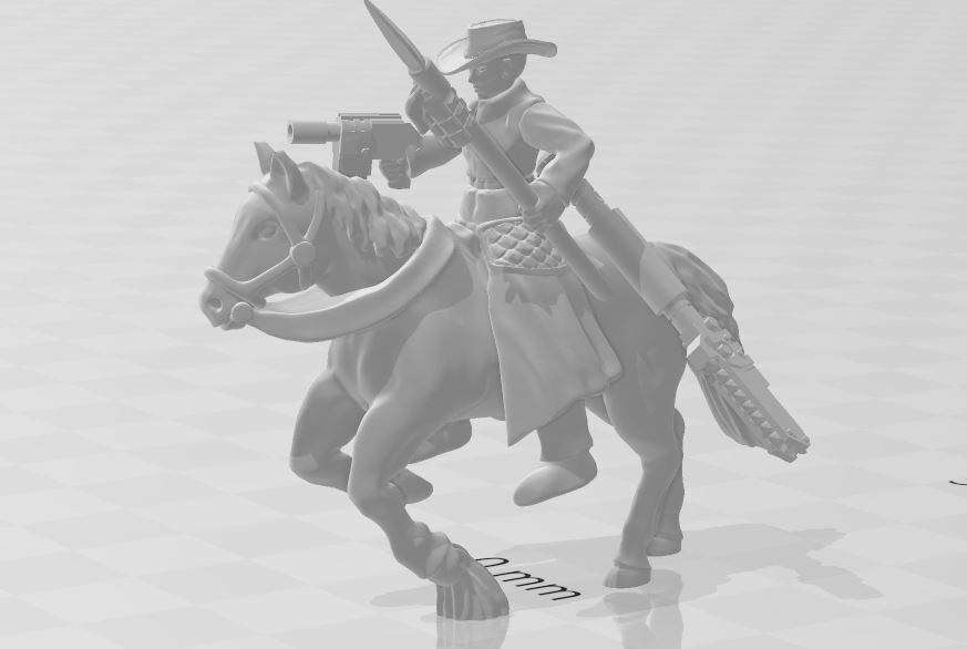 Free STL file Imperial Guard Rough Rider Remix 💂・3D print design to ...