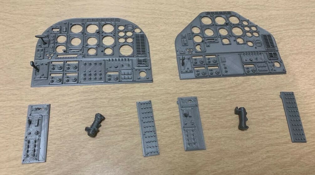 STL file Scale Instrument panel for Embraer EMB-312 Tucano / jet combat ...