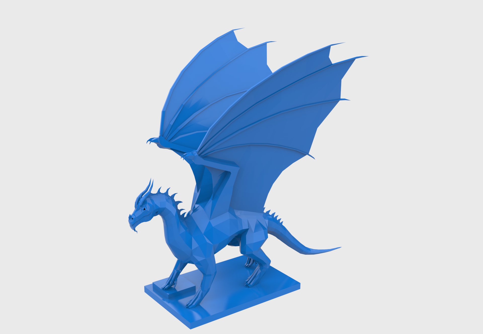 Файл 3D Dragon 3d printable model・3D-печатная модель для загрузки・Cults
