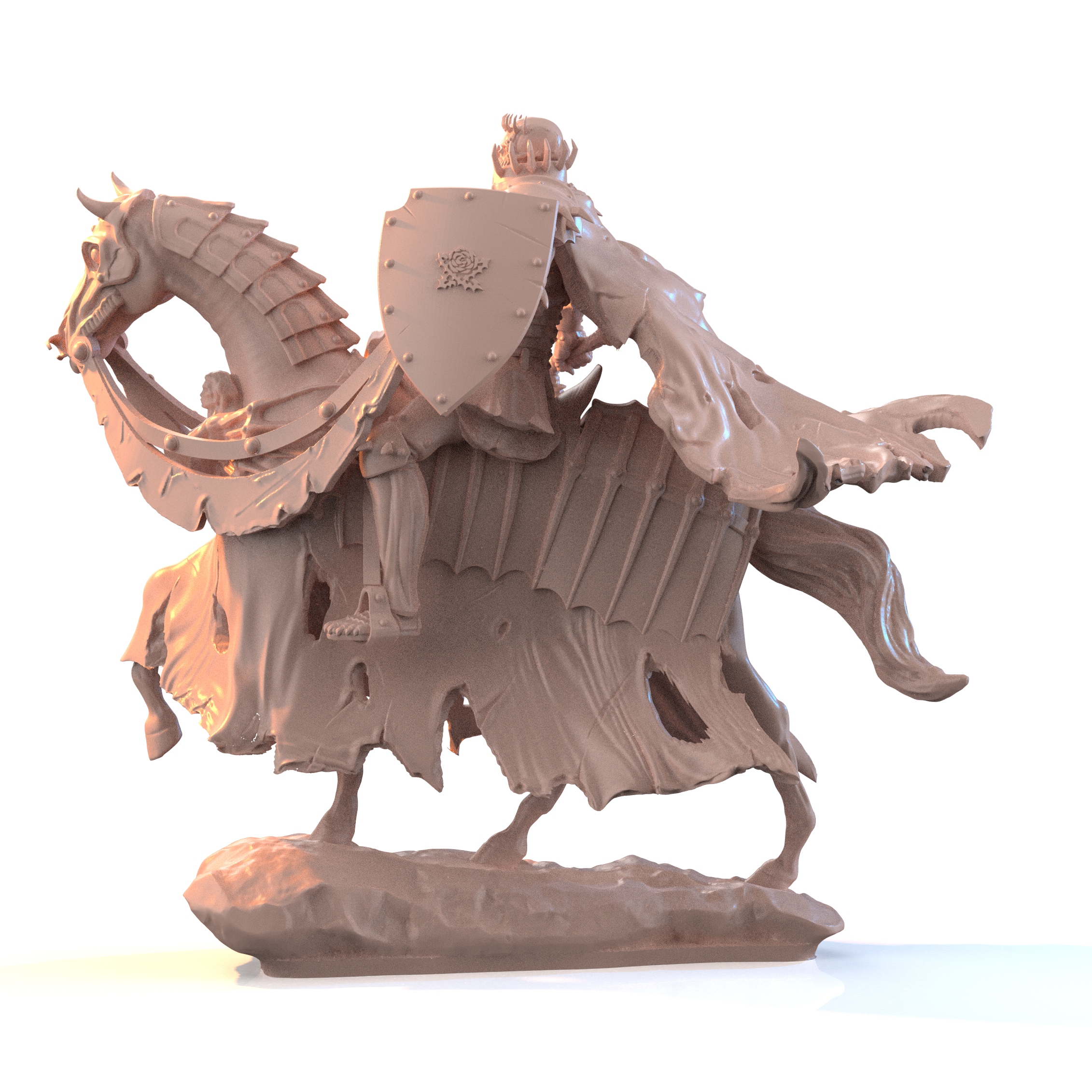STL file Skull Knight 💀・3D printer design to download・Cults