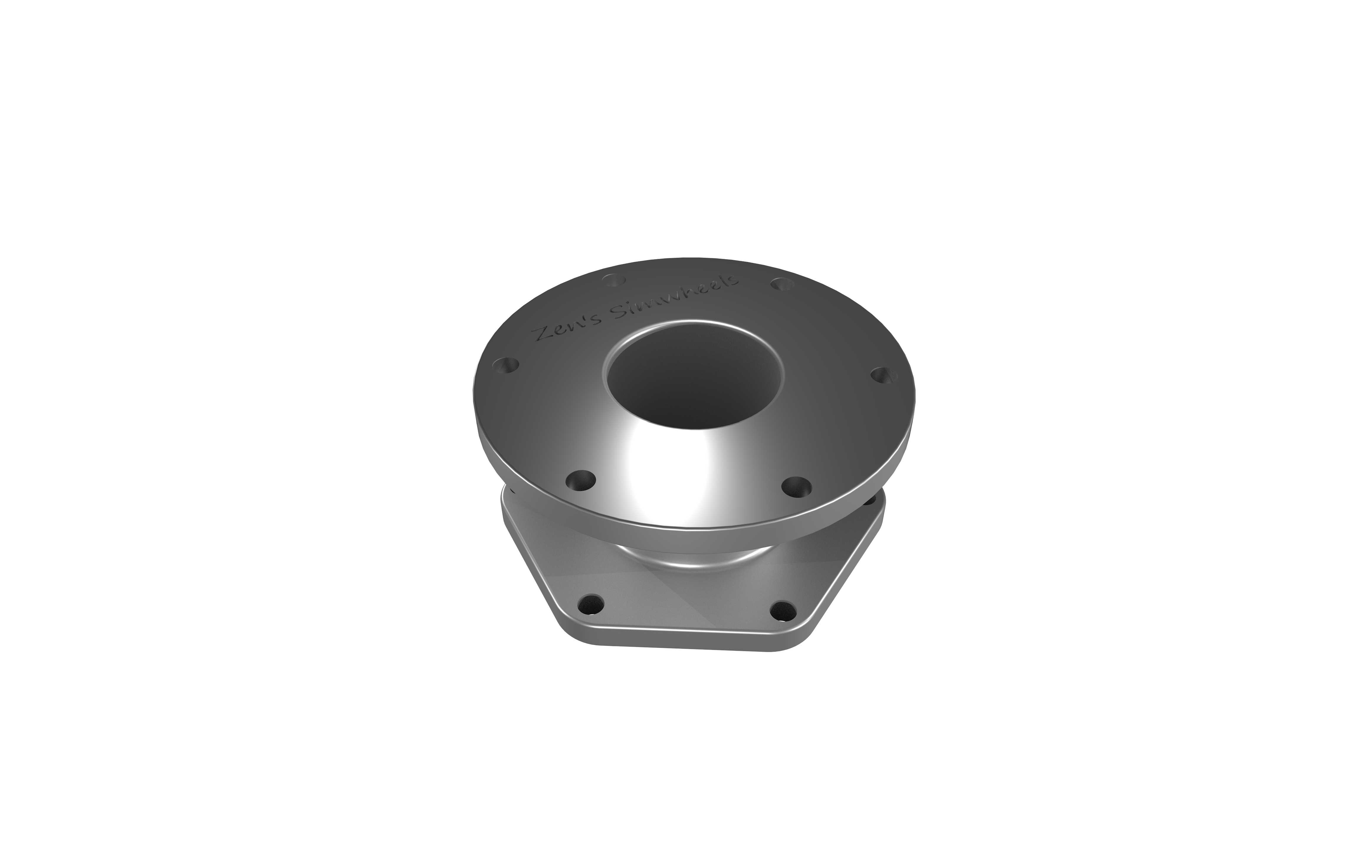STL file 70mm Spacer/Adapter - .Stp for CNC and .STL・3D print model to ...