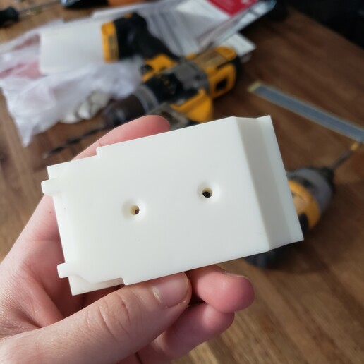 Download STL file Dewalt 20V Tool Holder/Mount • 3D printing design ・ Cults