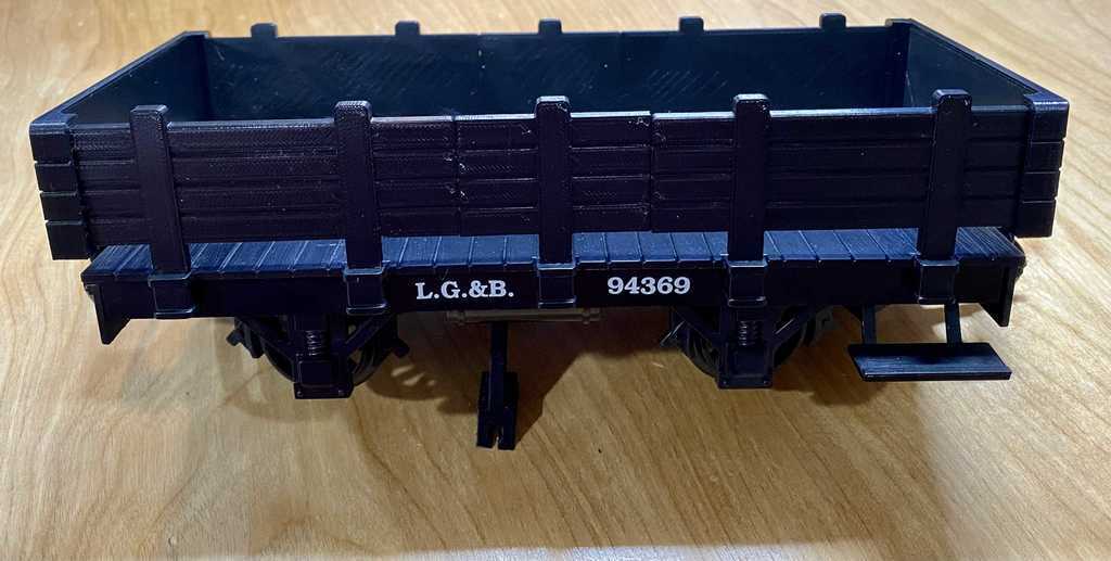 Free 3D file Flatbed Toytrain Side Rails 4 High (LGB) 🚆・Template to ...