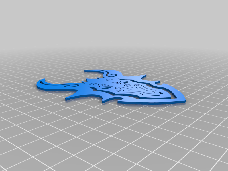 Free 3D file Dragon Head Bag Clip・3D print object to download・Cults