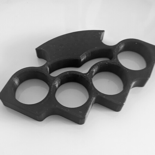 Download STL file Brass Knuckles • 3D printer template ・ Cults