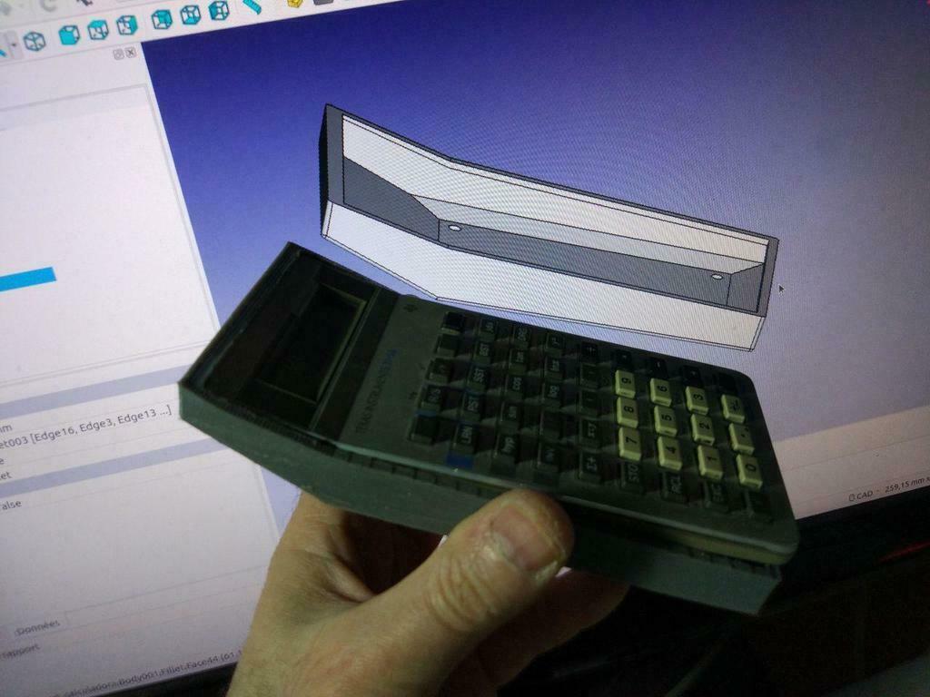 Free STL file TI-56 TEXAS INSTRUMENTS flexible protection calculator・3D ...