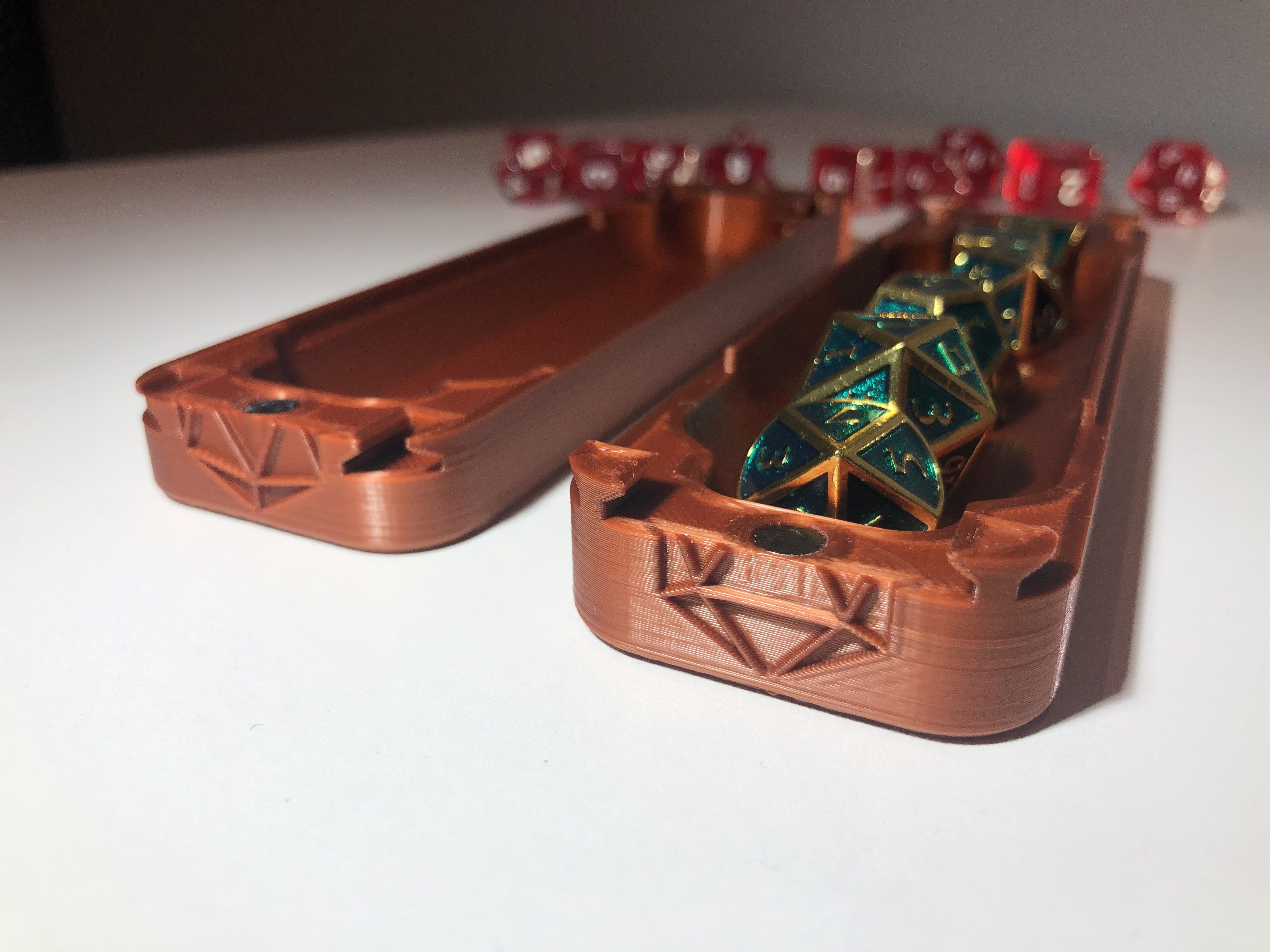 STL file Dnd Dice Holder Dungeons and Dragons Customizable Dice