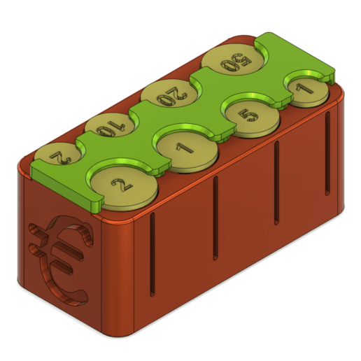 Download free STL file Euro Coin Dispenser • Design to 3D print ・ Cults