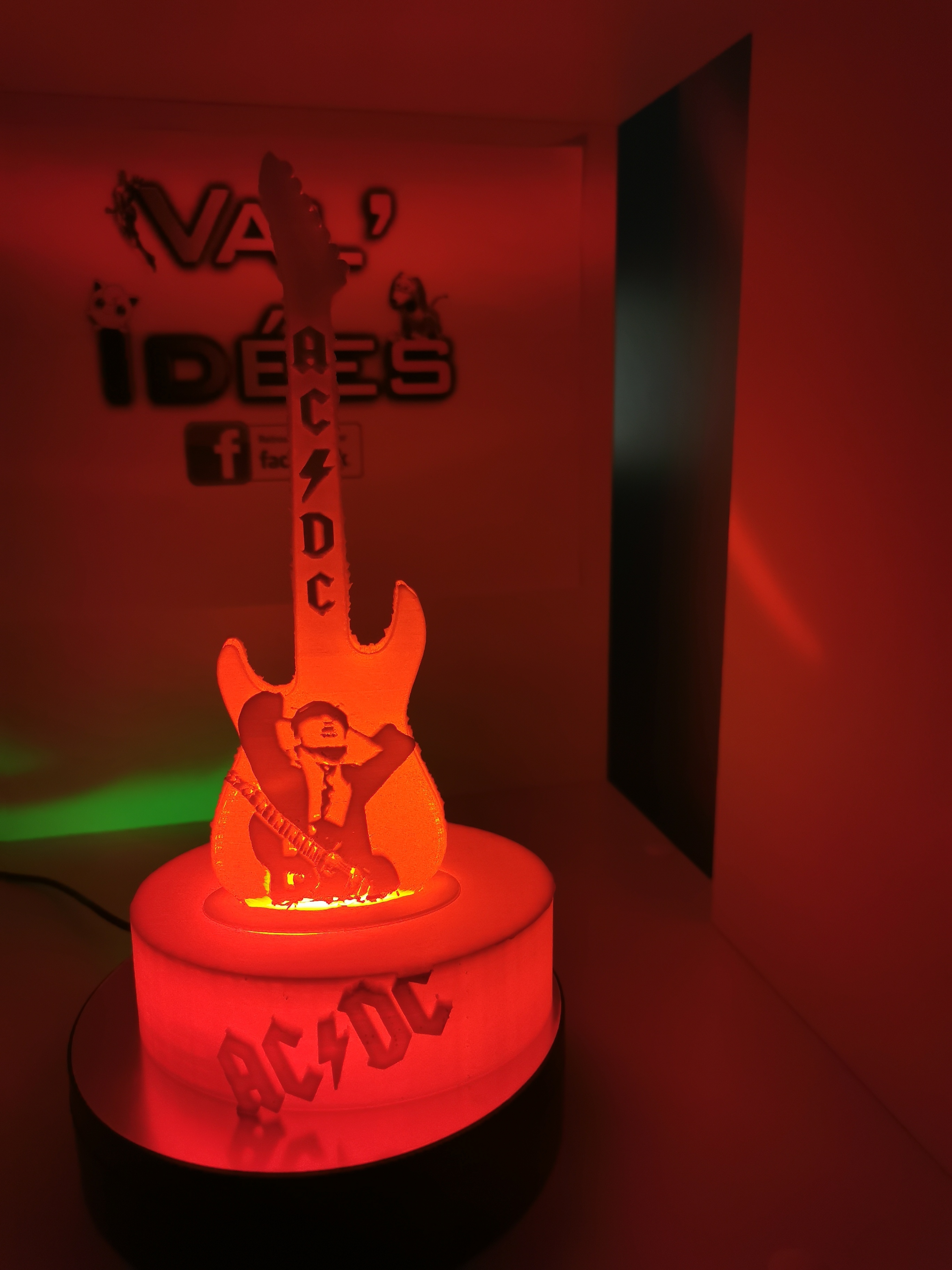 3MF file AC DC Litho guitar・3D print object to download・Cults