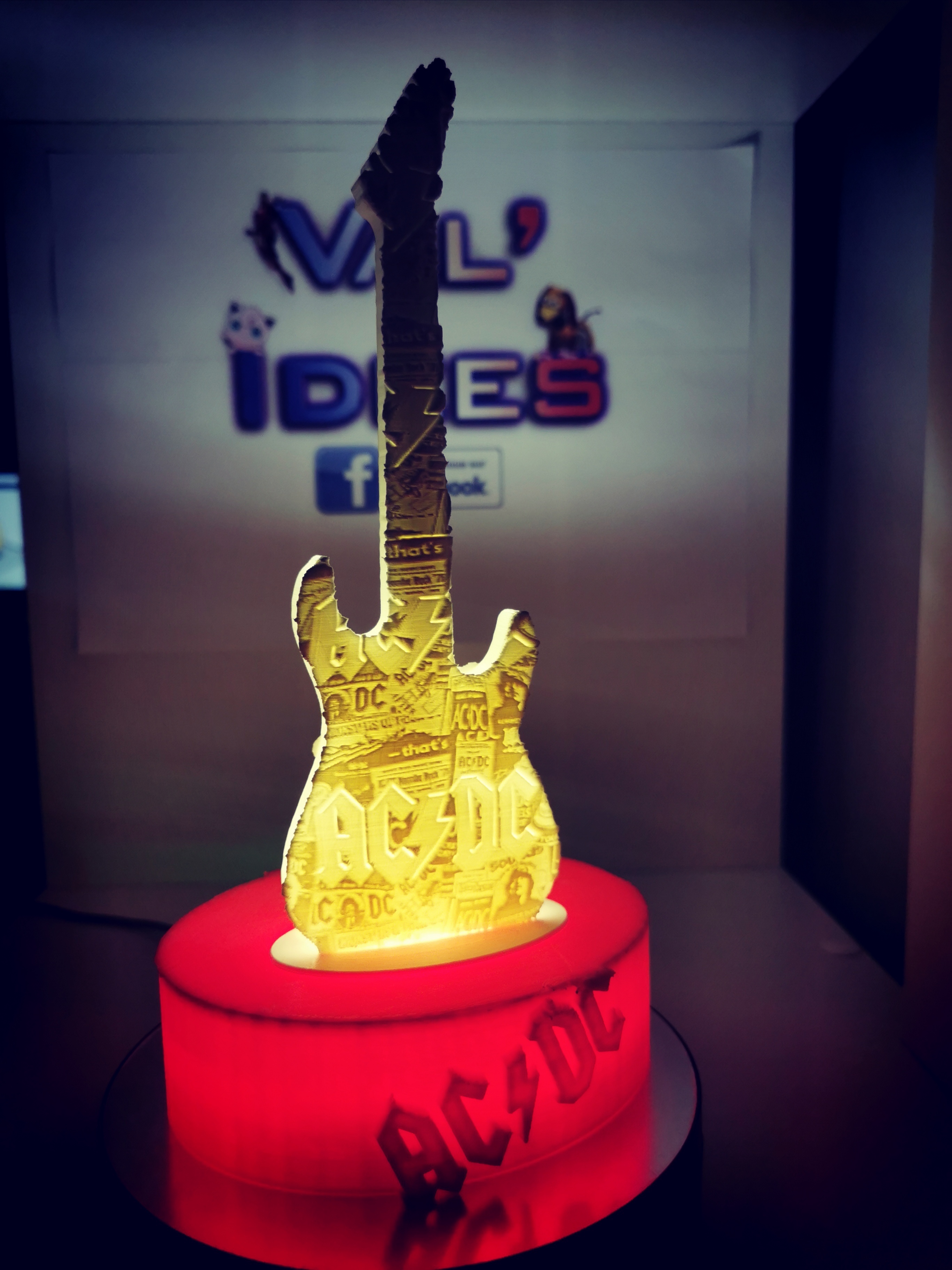 3MF file AC DC Litho guitar・3D print object to download・Cults