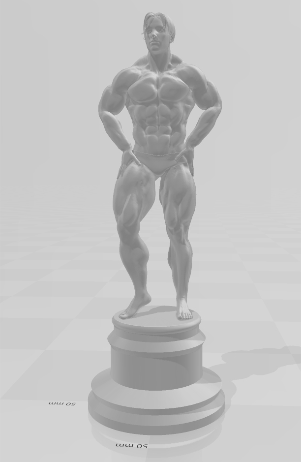 STL file Male Bodybuilder Trophy・3D printable model to download・Cults