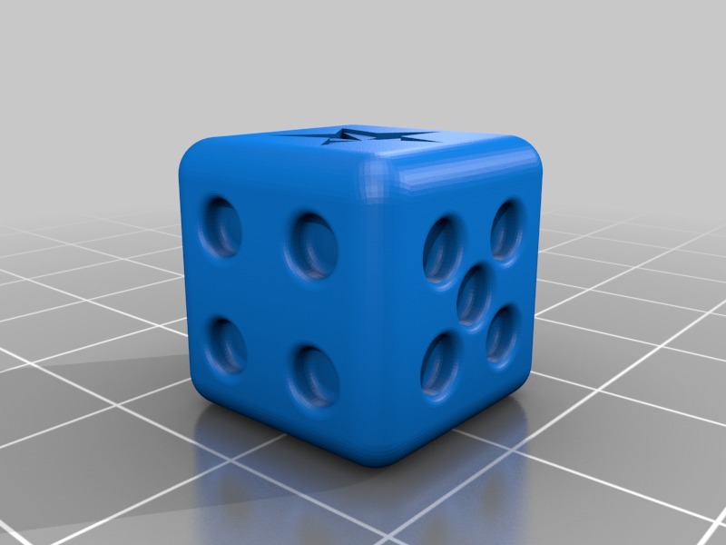 Free 3D file Star Six Die・3D print design to download・Cults