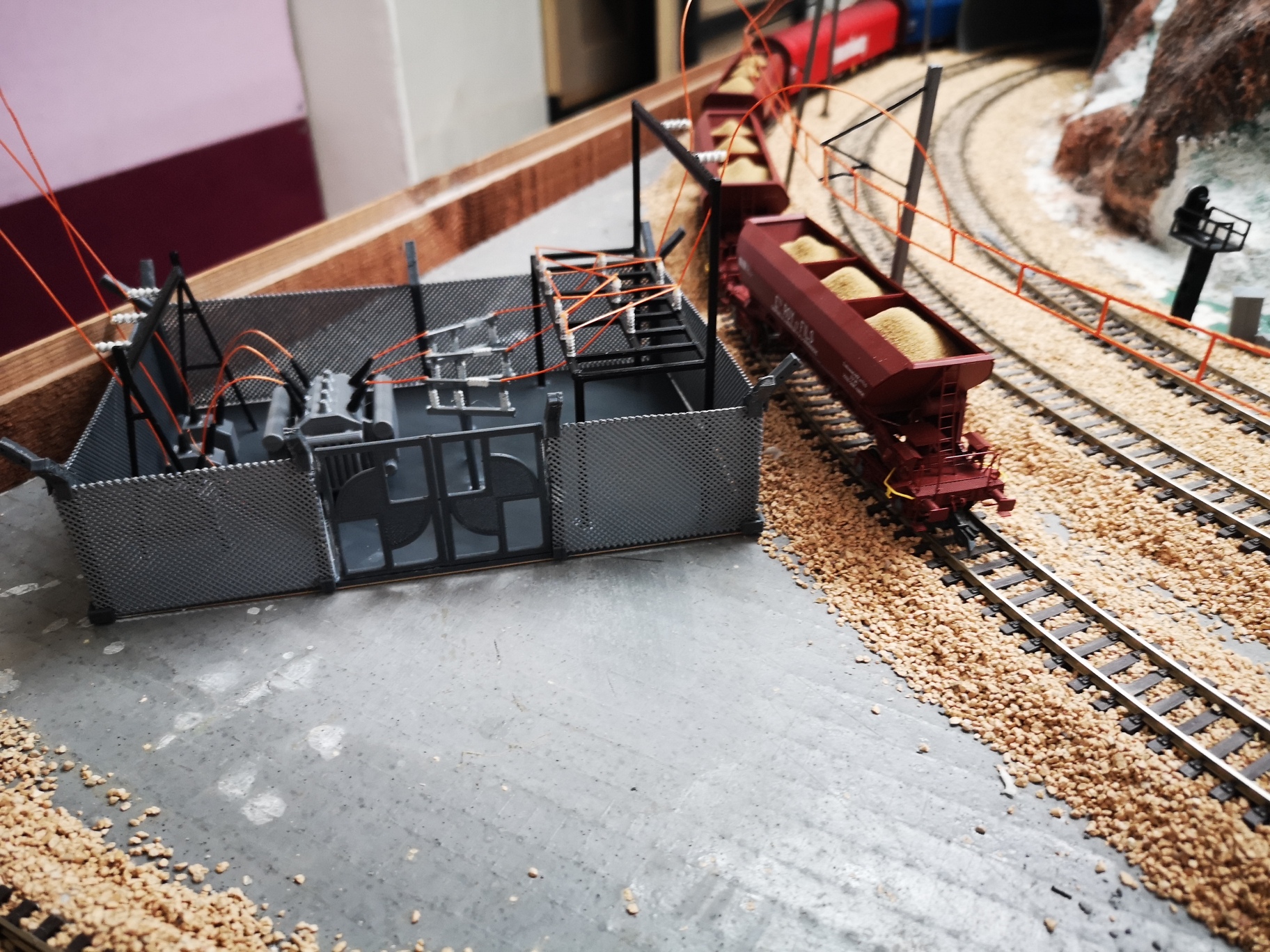 OBJ file HO electrical substation 🛤️・3D printer model to download・Cults