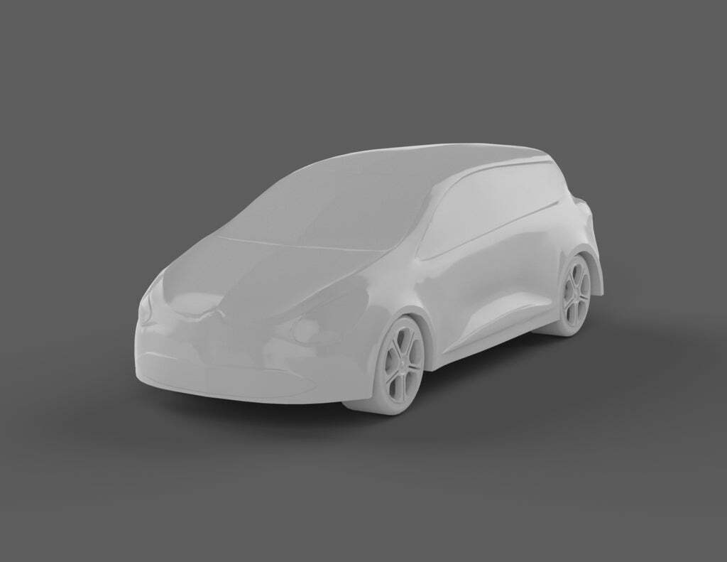 Free STL file Renault-Clio-IV-model・3D printable model to download・Cults