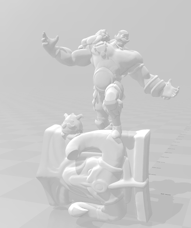 STL file Braum League of legends champion・3D printing template to