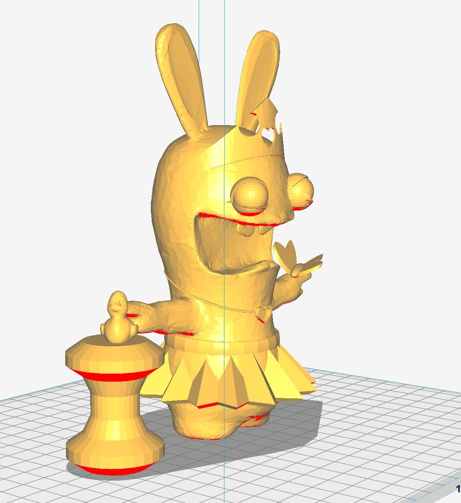 Free 3D file Raving Rabbid Princess :)・3D printing idea to download・Cults